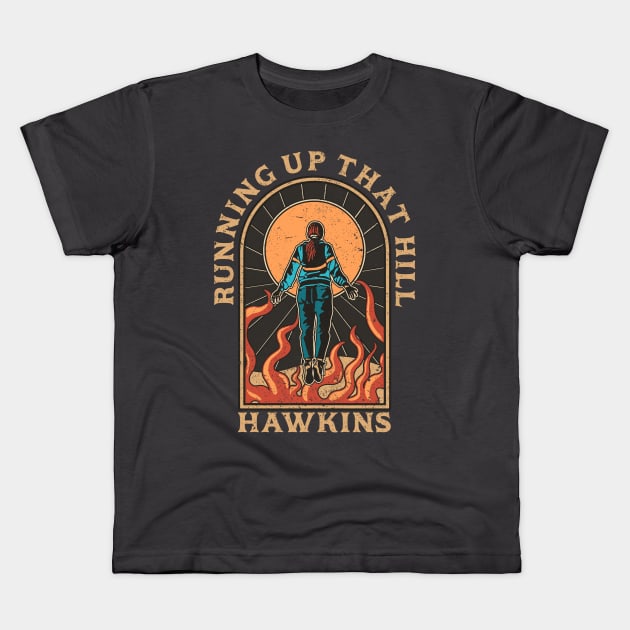 Running up that hill Kids T-Shirt by FanFreak